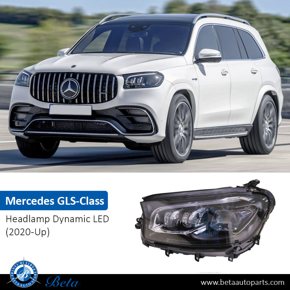 Mercedes GLS-Class X167 (2020-Up), Headlamp Dynamic LED (Left), China, 1679065103 Mercedes GLS-Class X167 (2020-Up), Headlamp Dynamic LED (Left), China, 1679065103
